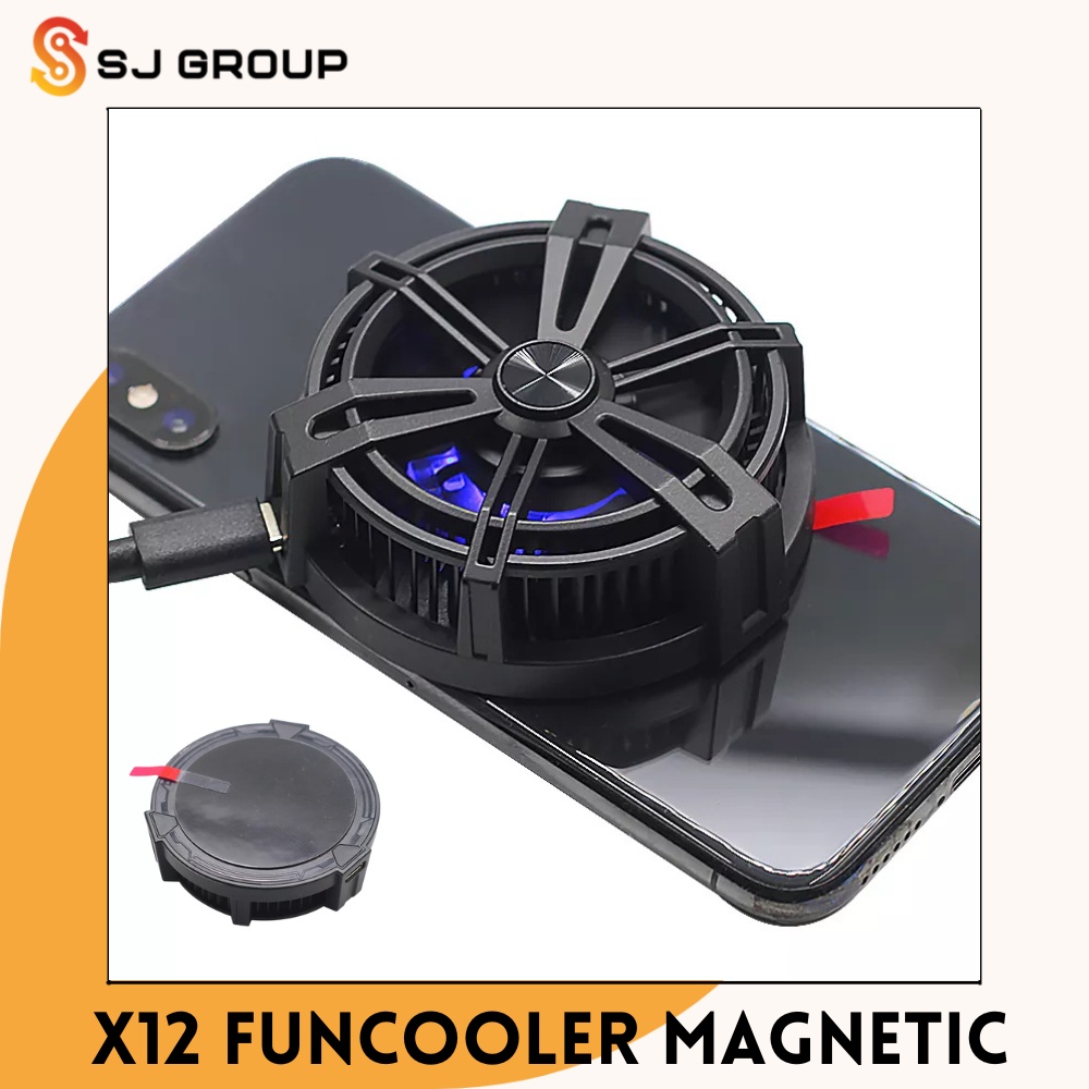 Funcooler X12 Radiator Pendingin HP Magnet Fan Cooler Cooling Fan HP