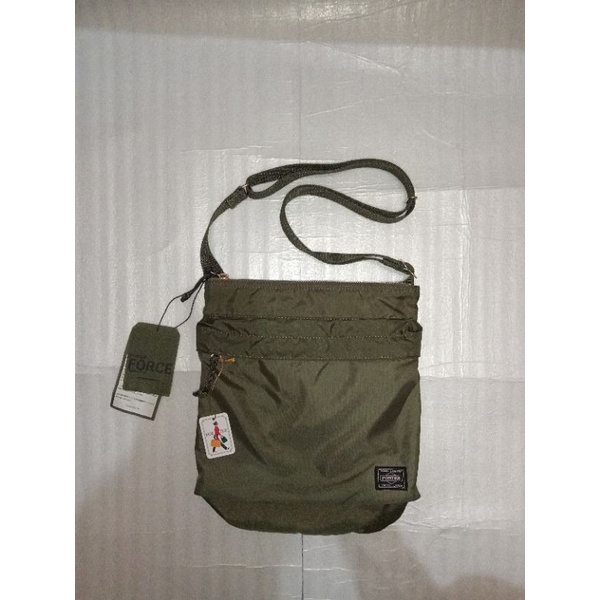 42 Porter Yoshida & Co. Force Series Shoulder Bag Olive Drab Like New