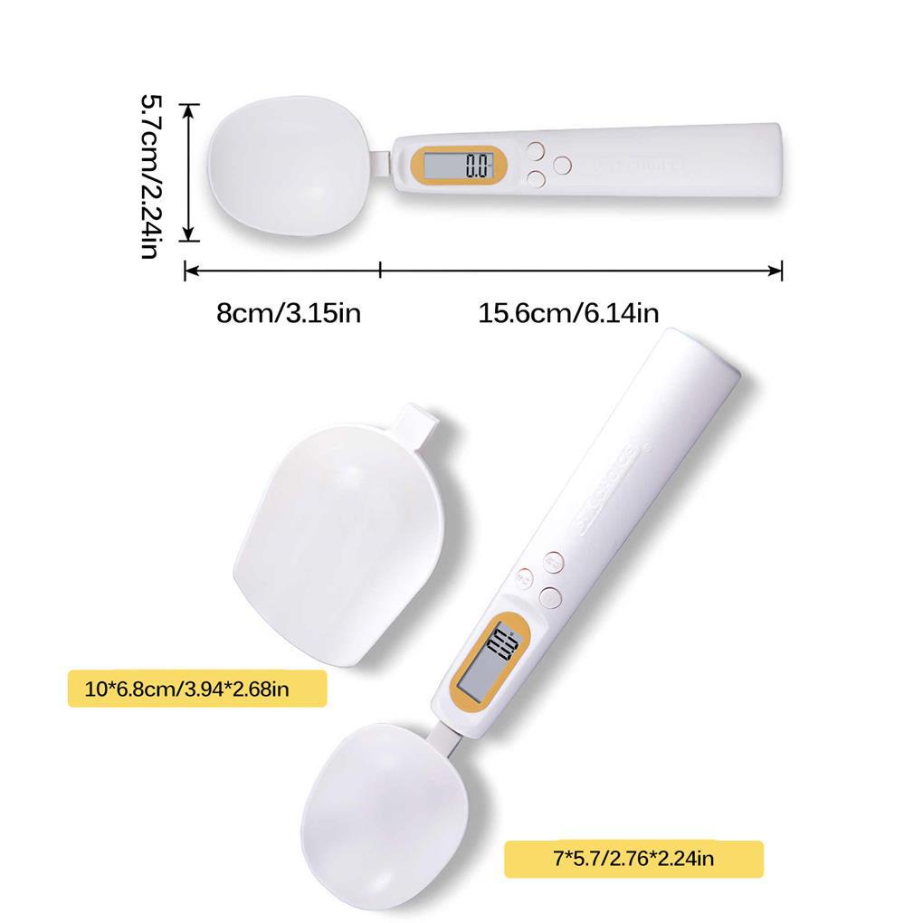 Sendok Takar Perangkat Scale Scoop Presisi Tinggi Kapasitas Besar Alat Dapur Rumah Tangga Taman Makan Kue Susu Bubuk