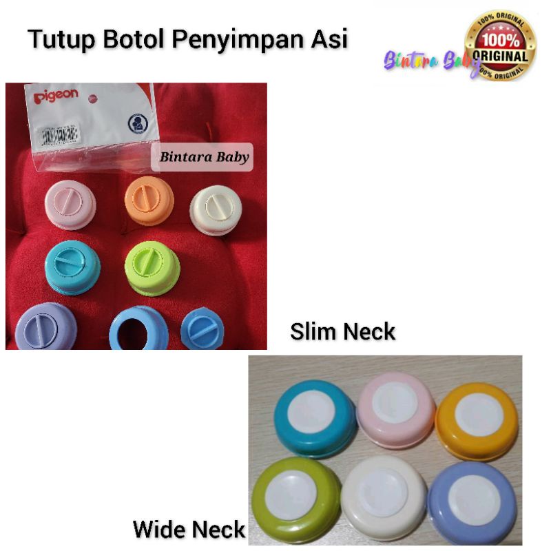 Pigeon Storage Lid Tutup Botol Penyimpan Asi Pigeon wide neck / wideneck bottle tutup botol asip Slim neck / Tutup Pigeon Breastmilk Storage Bottle Pigeon PPSU / Pigeon Glass