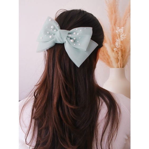 Organza hair tie | Hair accessories bow hairpins // hair accessories