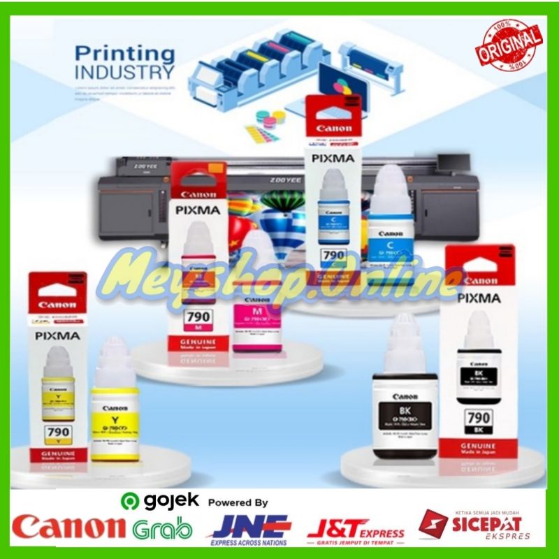 Tinta Canon PIXMA GI-790 G1010 G2010 G3010 G4010 - Hitam