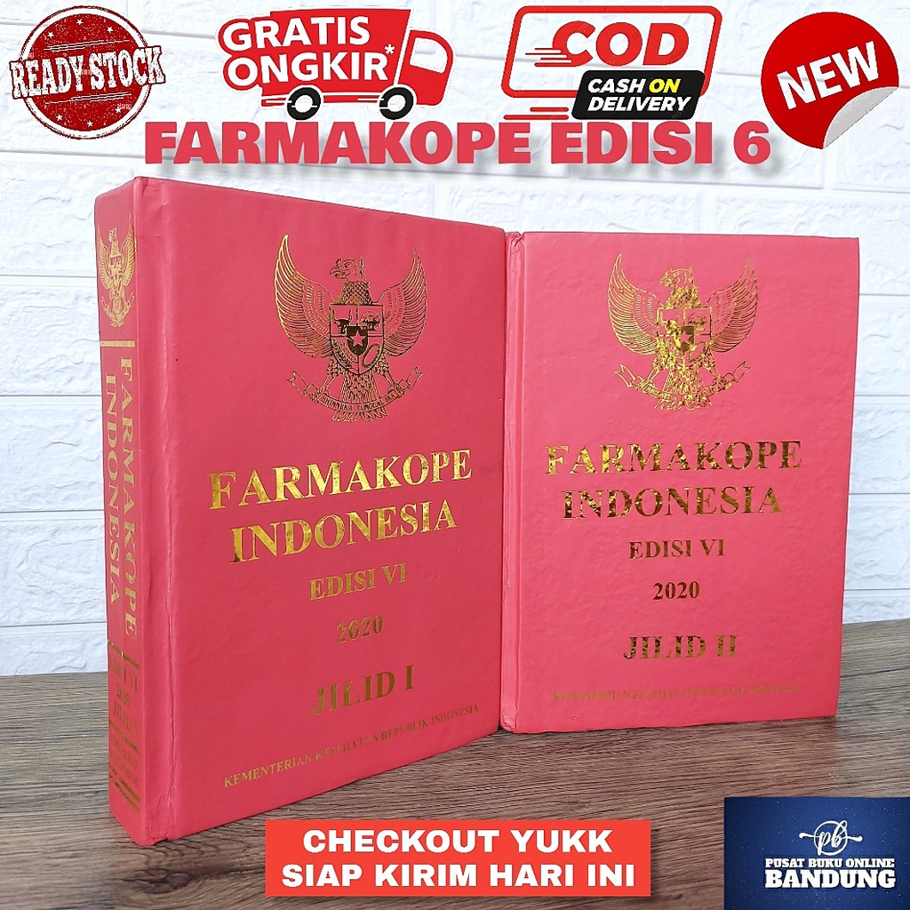 Jual FARMAKOPE INDONESIA EDISI 5 / 6 BUKU 1&2 FARMAKOPE 3 FARMAKOPE 4 ...