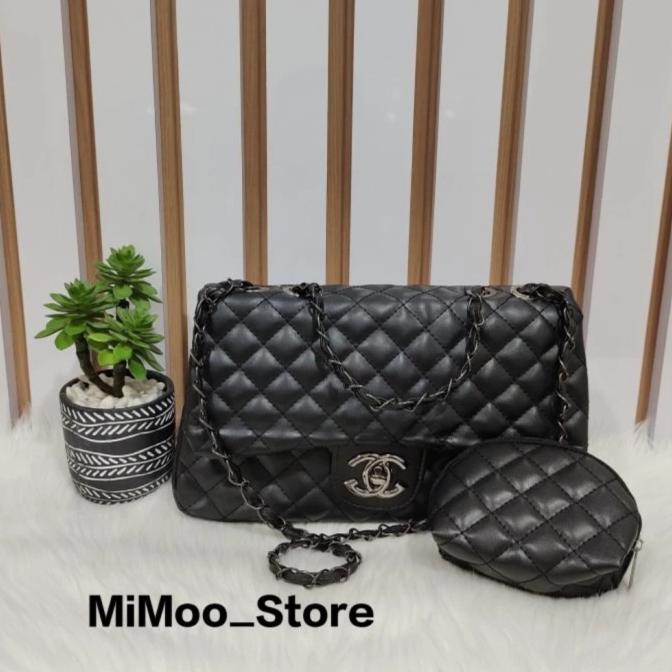 Tas Selempang Wanita / Tas Bordir Kotak / Tas Kekinian