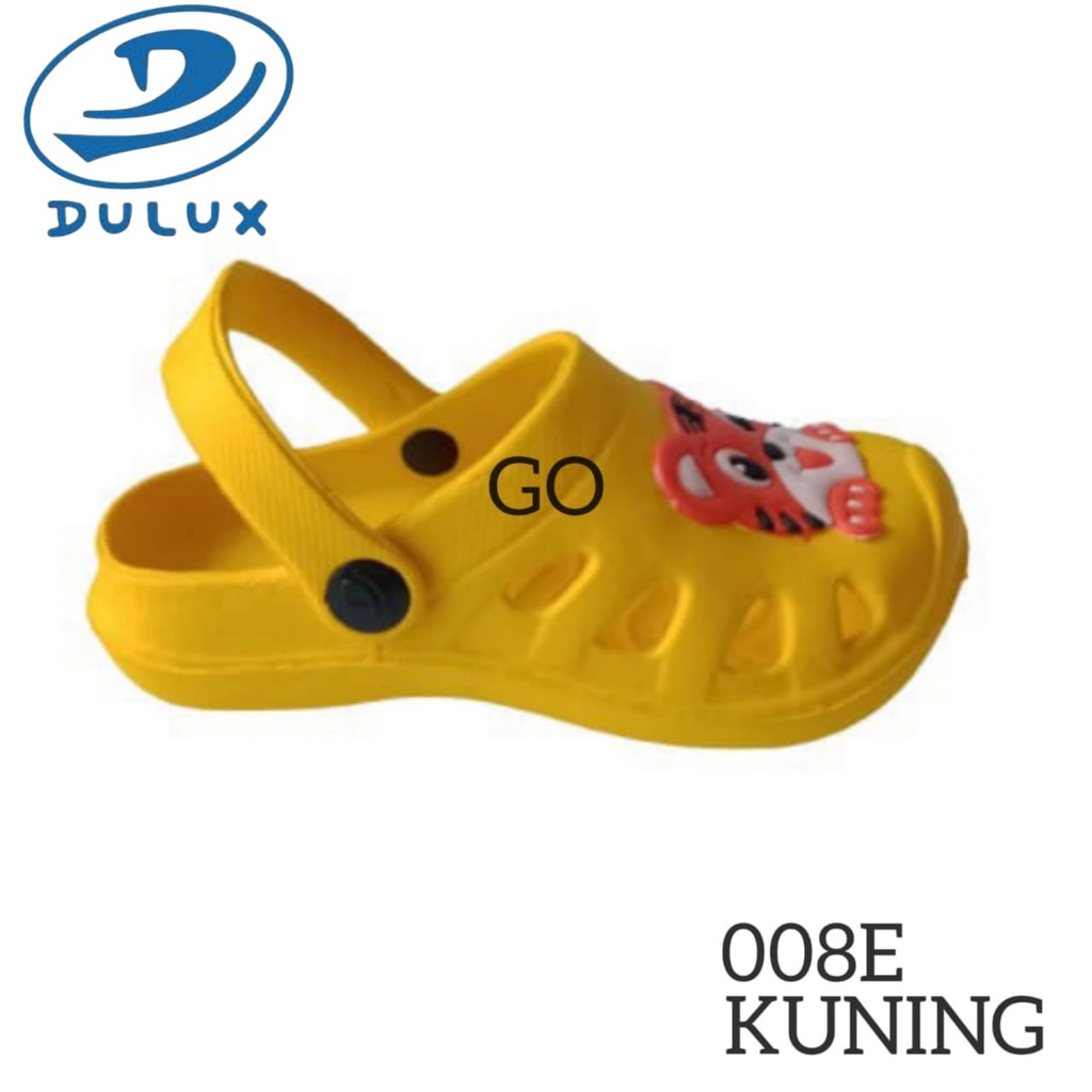 sogo DULUX 008E TIGER Sandal Baim Anak Perempuan Karakter Tiger Awet Tahan Air Hujan Karet Lentur Ringan Sepatu Naik Gunung Motif TIGER