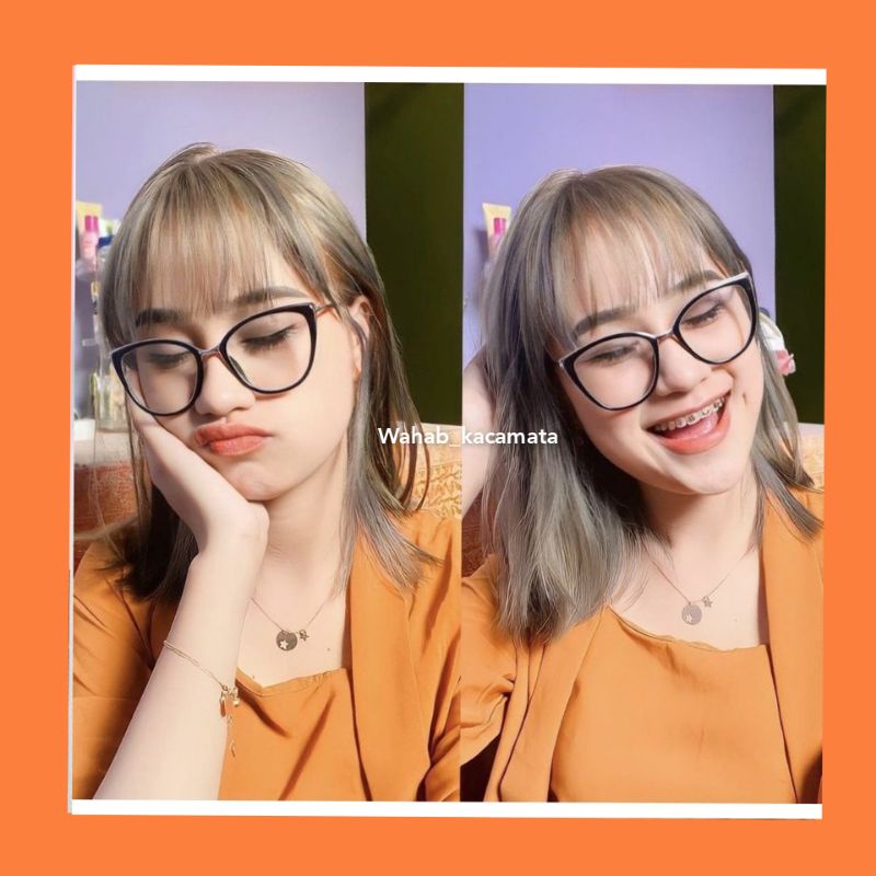 kacamata 5234 cat eye photocromic-crmc