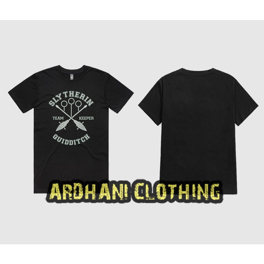 KAOS DEWASA SLYTHERIN TEAM KEEPER QUIDDITCH