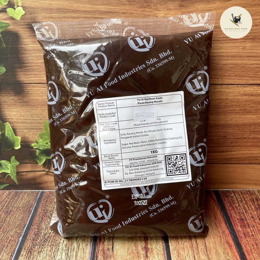 

Yu Ai Red Bean Paste / Pasta Kacang Merah -1KG