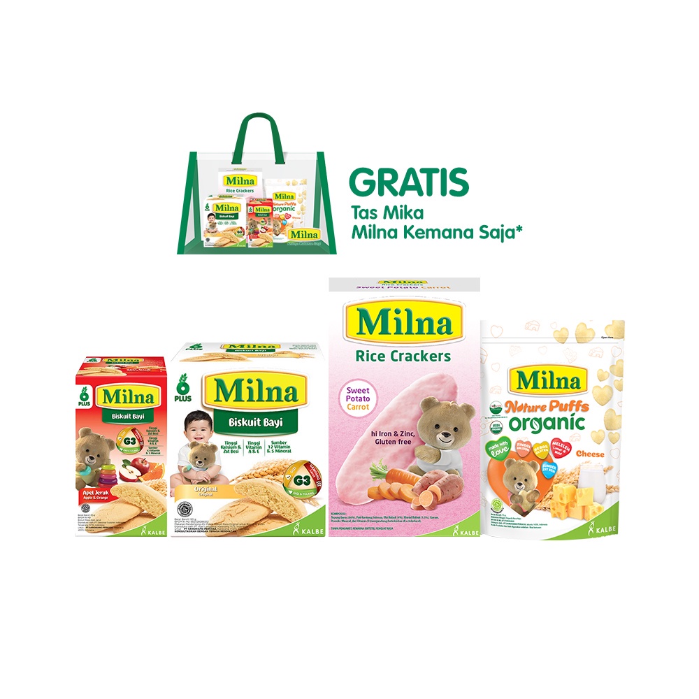 Milna Kemana Saja Free Tas Mika Paket A