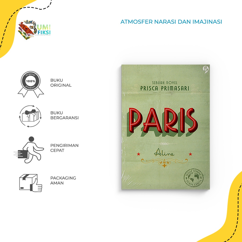 Buku Novel Paris Gagas Media Prisca Primasari Bumi Fiksi