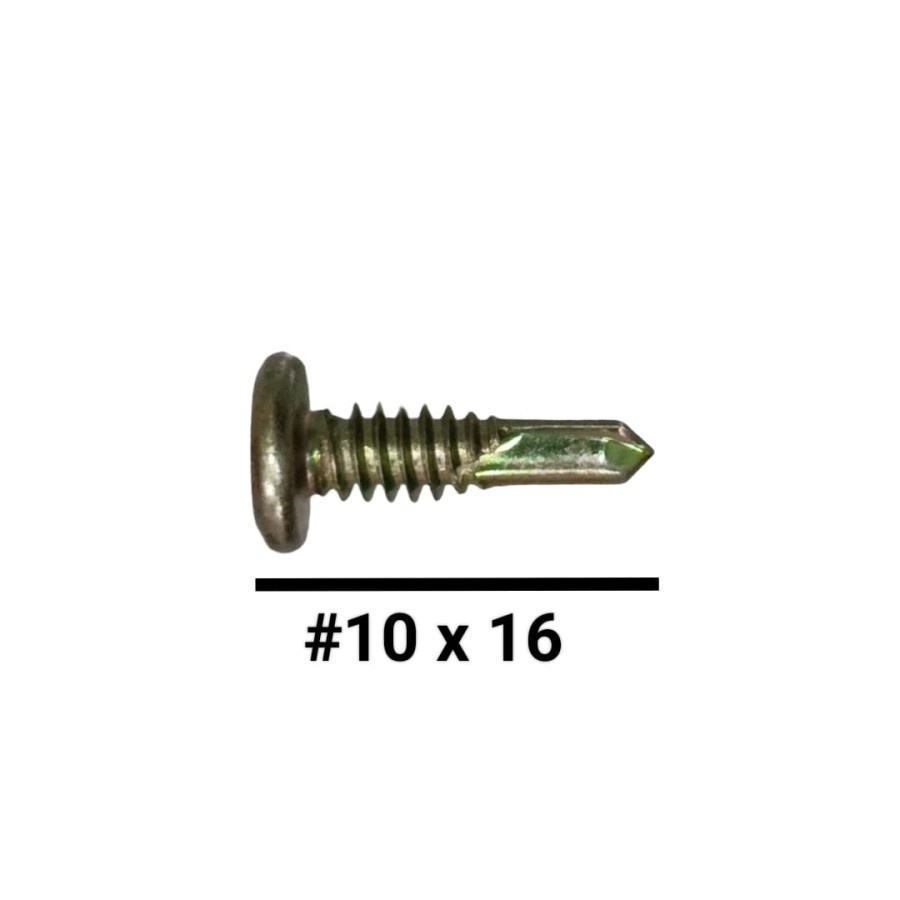 Skrup Wafer / Wafer Head / Skrup kuning #10 x 16 #10 x 19