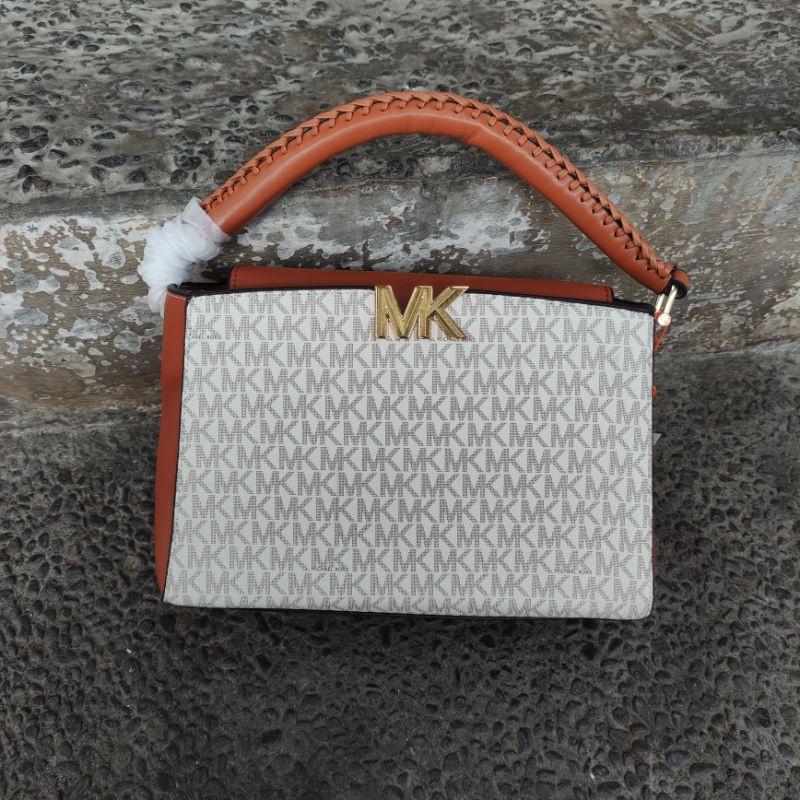 MK Karlie Logo Satchel