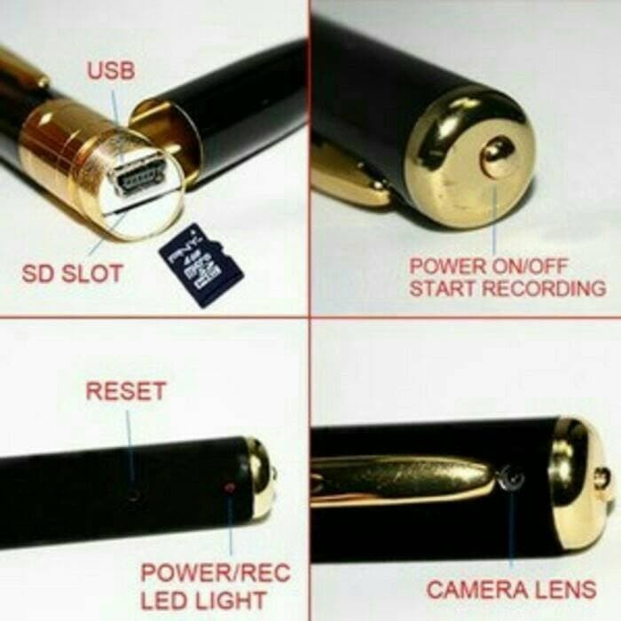 PULPEN JAMES BOND - PULPEN DENGAN KAMERA TERSEMBUNYI SPY CAM