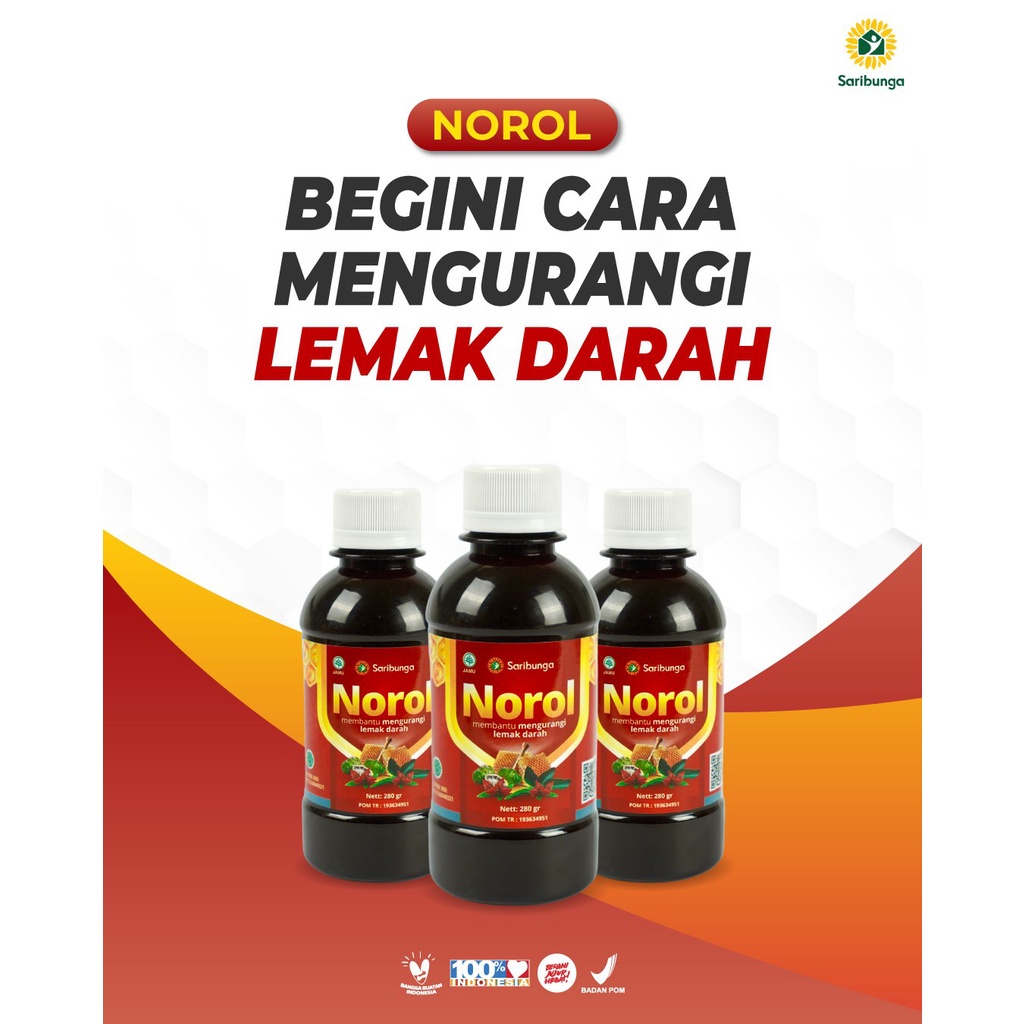 Madu Norol Original - Obat Herbal Mengatasi Keluhan Kolesterol tinggi Terapi Trigliserida