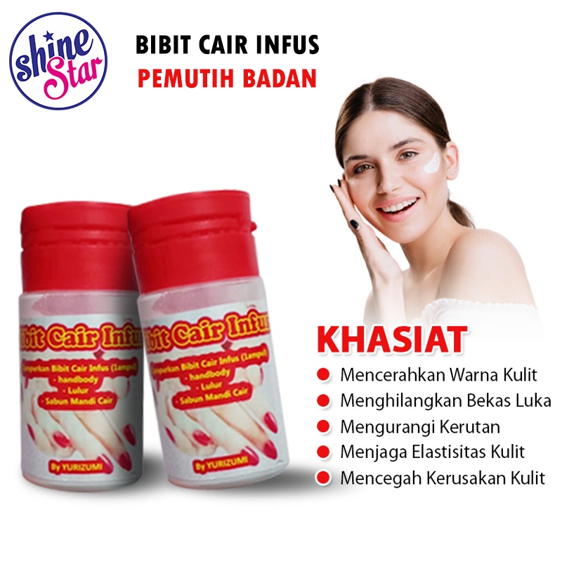 SHINE STAR - ( Bisa COD ) YURIZUMI BCI Bibit Cair Infus Pemutih Badan Original 100%