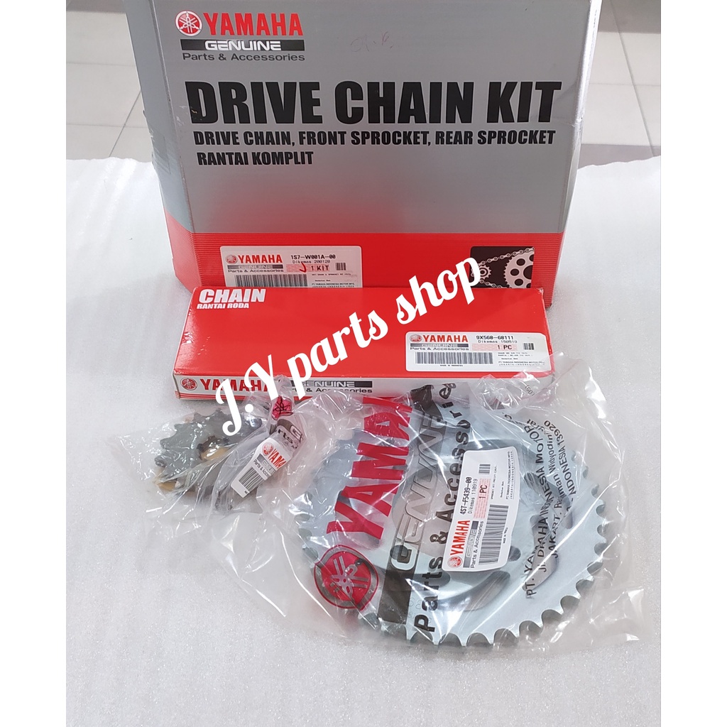 GEAR RANTAI SET GEARSET JUPITER MX 135 LAMA ORIGINAL YGP 1S7-W001A-00