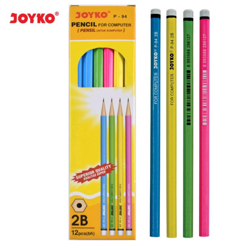 

Pencil / Pensil Joyko P-94 /2B / 1 BOX 12 PCS