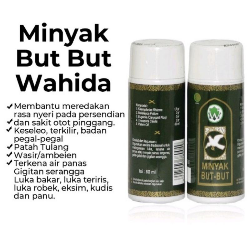 Minyak But But Wahida - Herba Jawi 99 - Minyak Urut Sinergy MHS