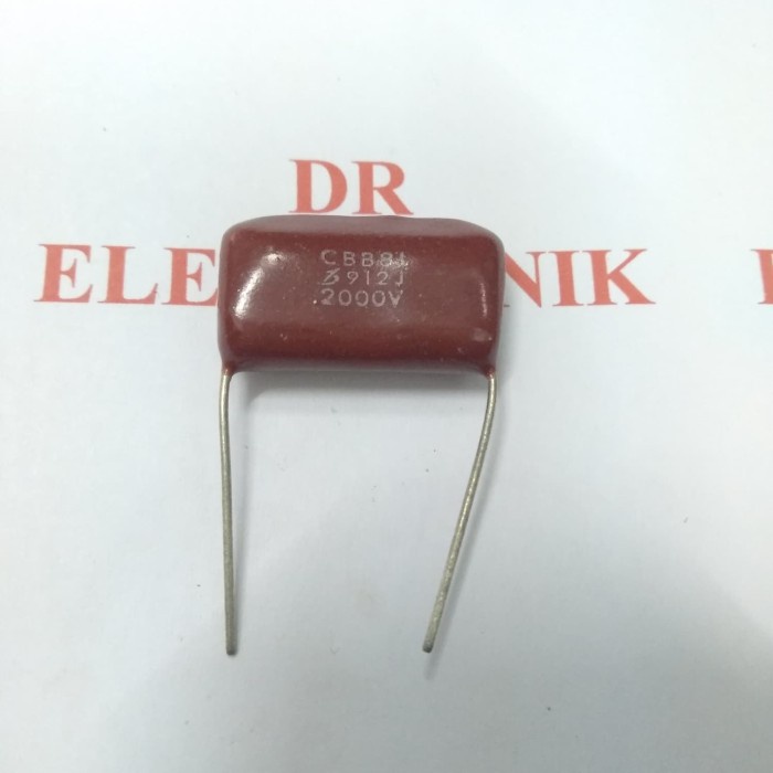 Milar Kapasitor Capasitor 912j 912 9,1nano nF 9,1nF 2000 volt 2000v