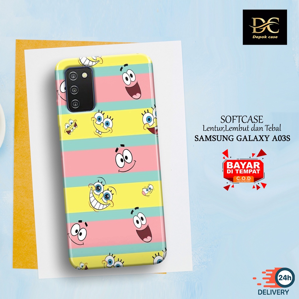 Case Samsung Galaxy A03s Terbaru - Fhasion Case KARTUN - Casing Hp Samsung Galaxy A03s Terbaru - Sof