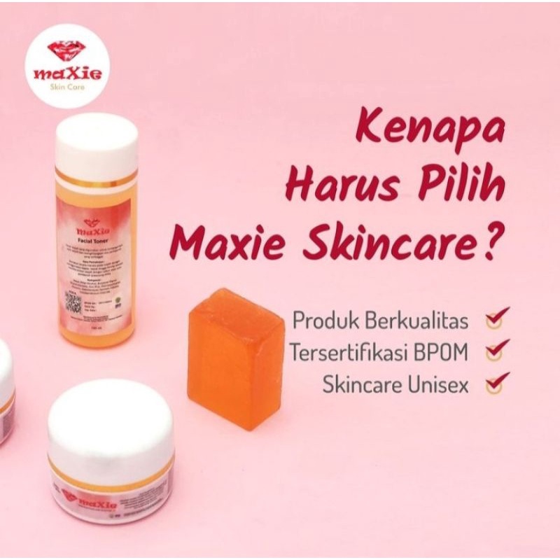 DIJAMIN 100% ORI MAXIE GLOW SKINCARE / PERAWATAN WAJAH
