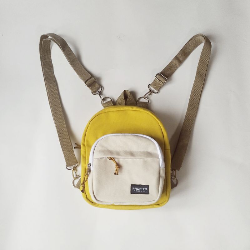 Tas Ransel Mini Multifungsi 3 in 1 Series-Yellow
