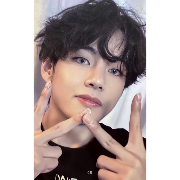 pc photocard kim taehyung v mots one bluray