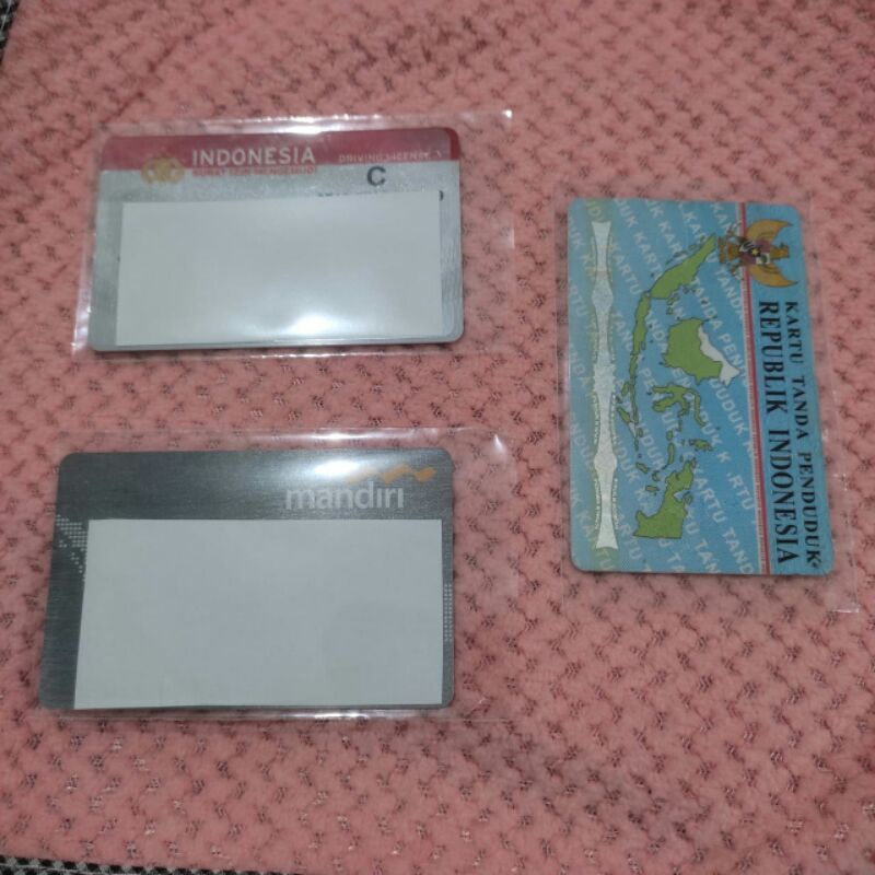 

Sampul Plastik Cover Kartu Sim Ktp Mika Pvc