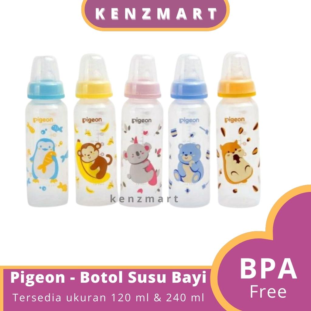 Botol Susu Asi Bayi Pigeon PP RP Peristaltic Peristaltik Nipple Standart MM 50 ML ,120 ML &amp; 240 ML