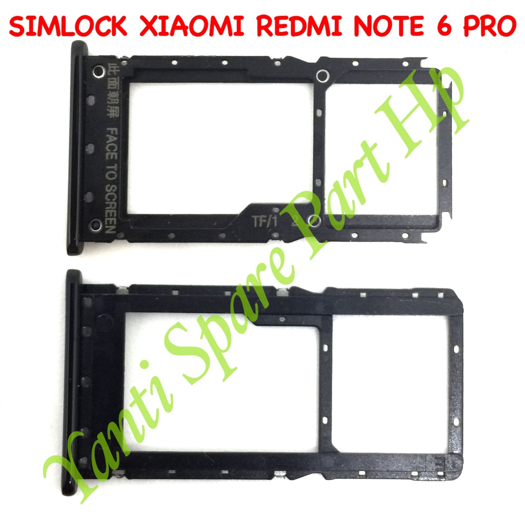 Simtray Sim Lock Xiaomi Redmi Note 6 Pro Original Terlaris New