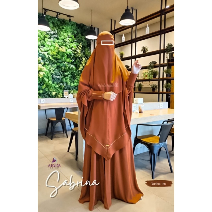 GAMIS SYARI DEWASA SABRINA BY AFADA HIJAB (SET KHIMAR NON PAD)