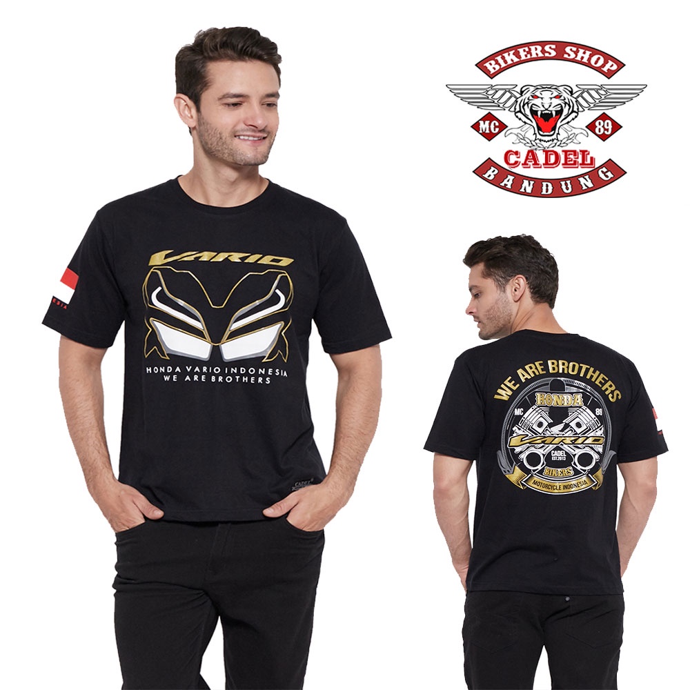 baju Kaos Motor Honda Vario HV06 Baju Motor Vario Pria Berkualitas cod baju Honda Original Bandung
