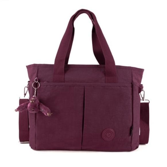 Tas kipling selempang wanita 2in1 KIPLING BESAR IMPORT 13128 - maro