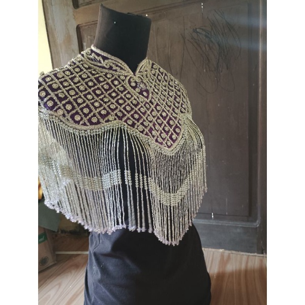 aksesories balero dada  payet full diamond bunga kristal