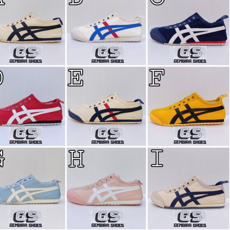 [KODE LNH] ONITSUKA TIGER SLIP ON 36-44 / BISA COD