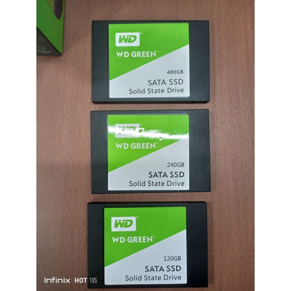 SSD Internal SATA 120gb/240gb/480gb - WD Green