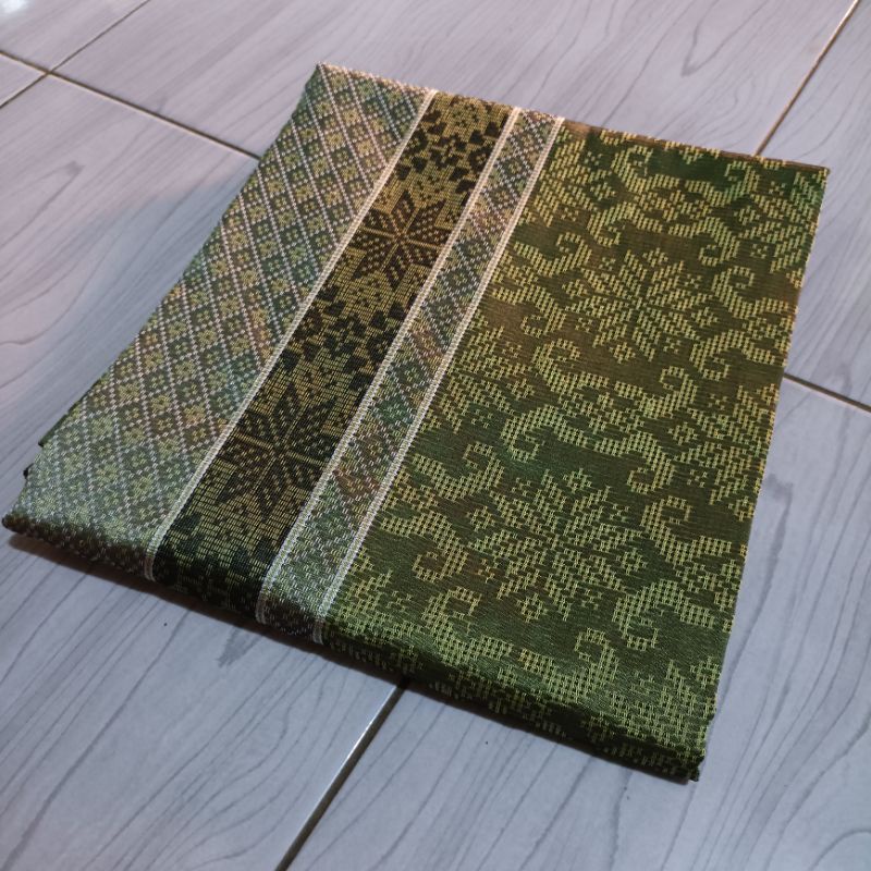 Songket Warna Sage Kain Tenun Sage Songket Baron Sage