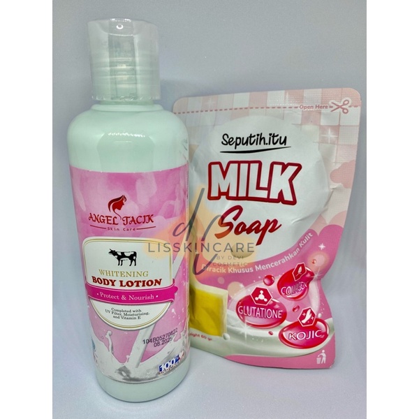 PROMO PAKET BADAN LOTION TACIK + SABUN SEPUTIH ITU / LOTION TACIK / SABUN SEPUTIH ITU / PAKET BADAN TACIK DAN SEPUTIH ITU