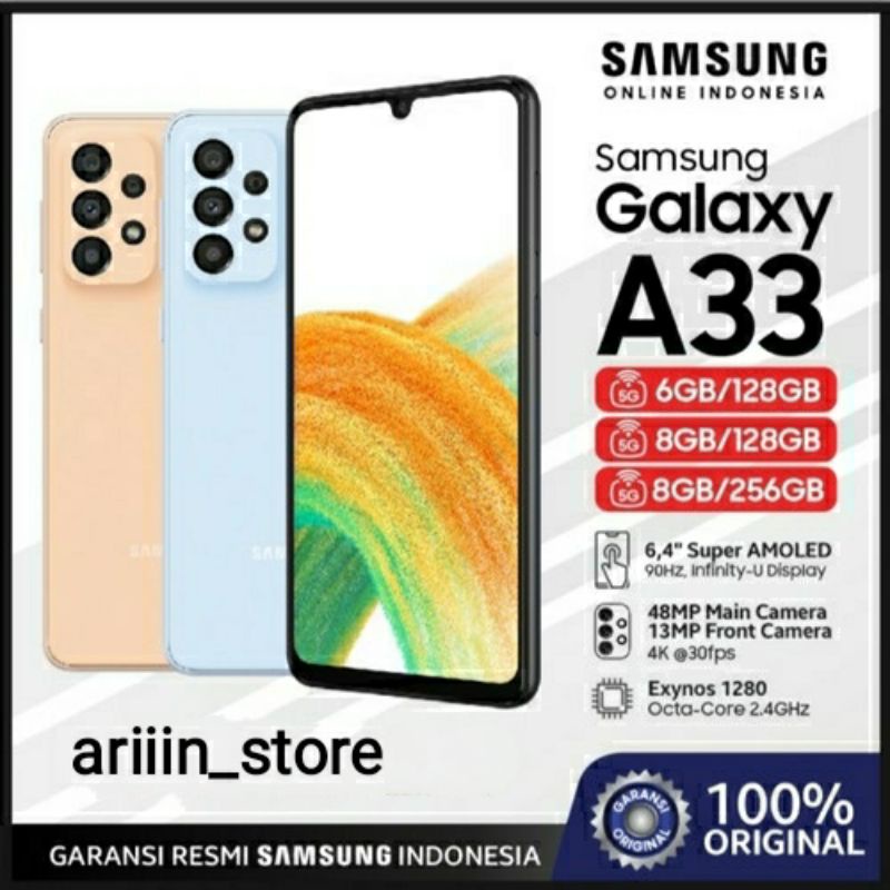 Samsung A33 Ram 8/128