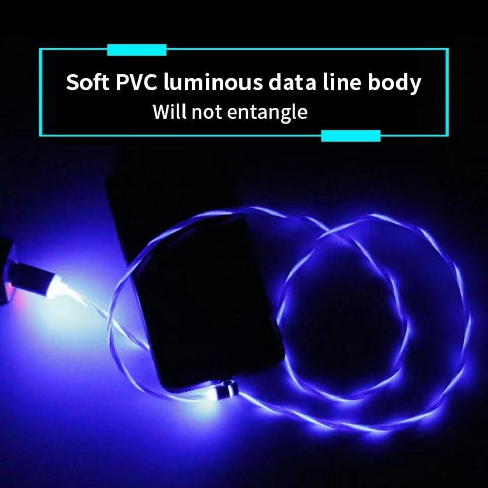 KABEL DATA LAMPU LED 3A JACK 3 IN 1 CHARGER MAGNET FAST ORIGINAL LED-5