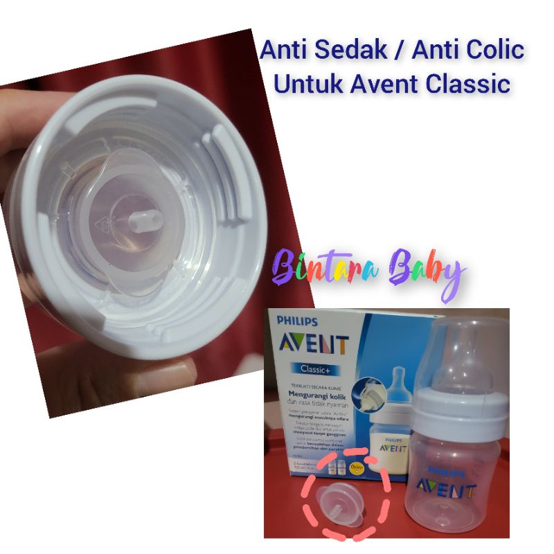 Anti Sedak Pengatur Aliran Susu / Regulator Khusus Untuk Botol Philips Avent Classic / Anti Colic Botol Susu Newborn