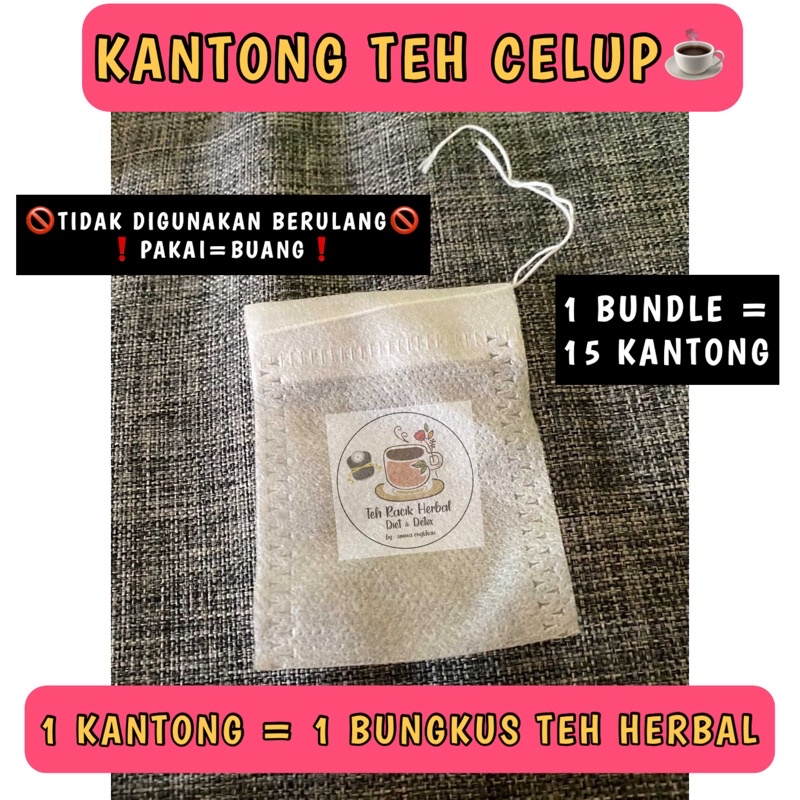 

KANTONG TEH CELUP (HANYA KANTONG TANPA ISI)