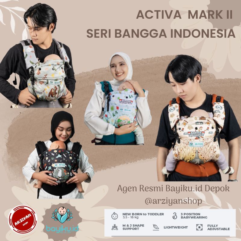 (Depok) (bisa instant/sameday) Activa Mark 2/ Activa Mark II Seri Bangga Indonesia bayiku.id
