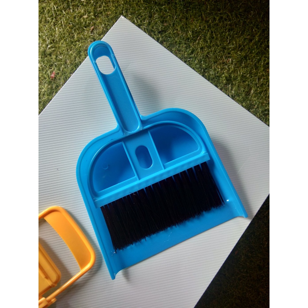 Sapu Mini / Sapu Pengki Set Mini / Dustpan Serok Kecil / Sapu Pengki Mobil Laptop Serbaguna