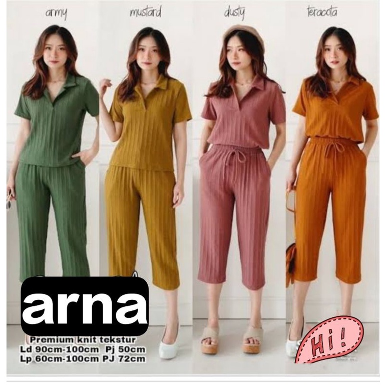 Setelan Baju Wanita V Kekinian Rayon Polos