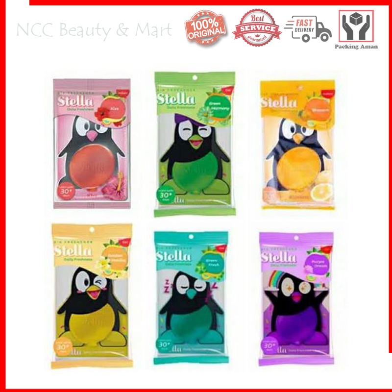 * NCC * Stella Daily Freshener Pengharum Mobil Bentuk Pinguin Freshness - Netto 7 ml