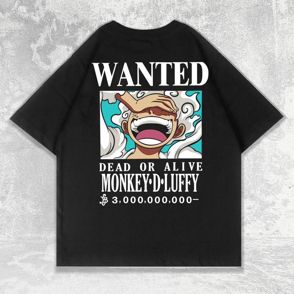 KAOS ANIME ONE PIECE MONKEY D LUFFY BOUNTY RUSH TERBARU GEAR FIFTH NIKA THE NEW YONKOU - KUROZEN