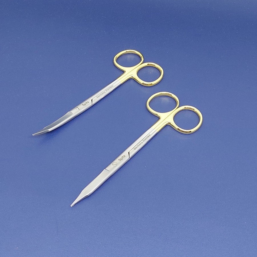 Alat Medis Alkes Goldmann Fox Gum Scissor 13,5 cm with Tungsten Carbide|Spitz|Premium Finishing