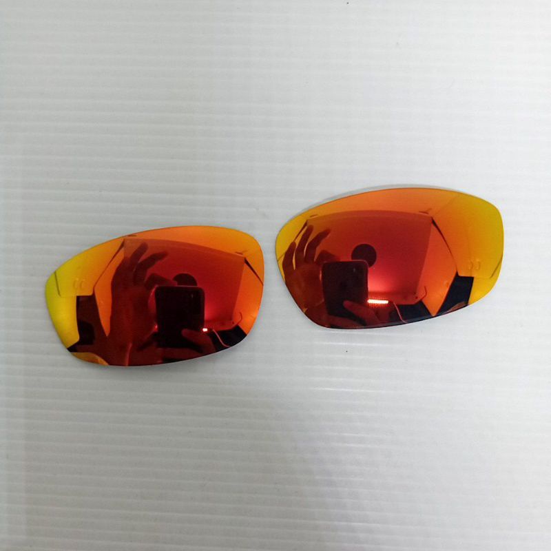 Oakley blender fire red polarized lens