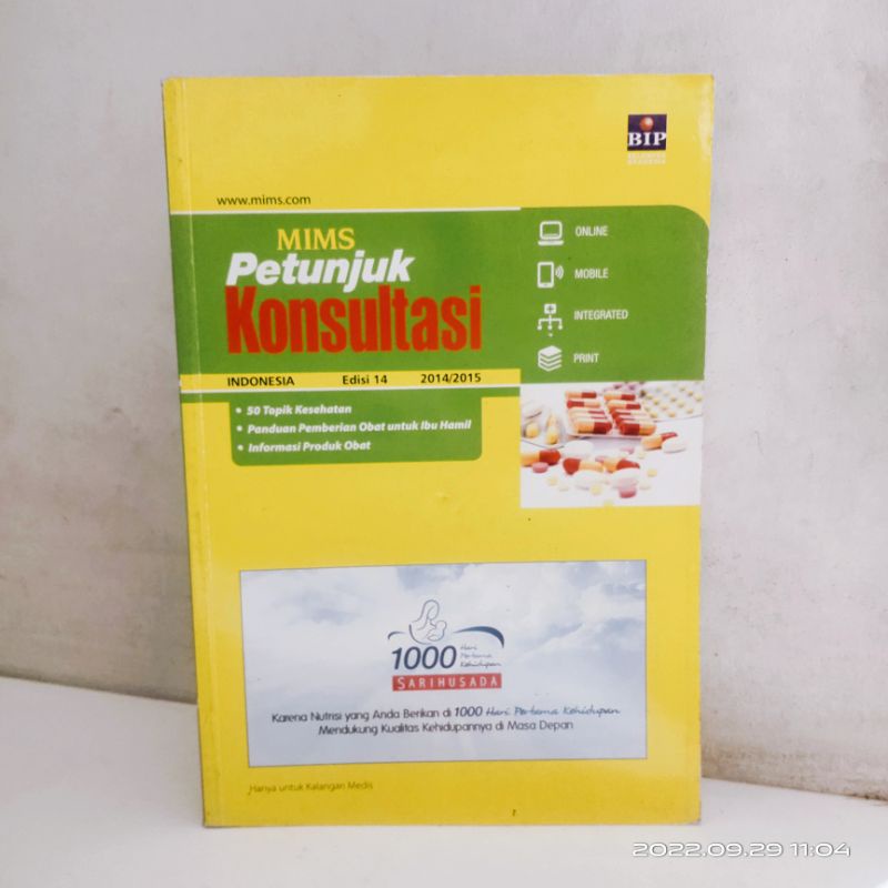 Buku Original Murah - MIMS PETUNJUK KONSULTASI 2014/2015